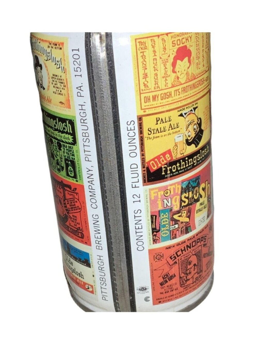 Olde Frothingslosh Beer Can Pittsburg Brewing Company  Collectible  Empty - Picture 5 of 16